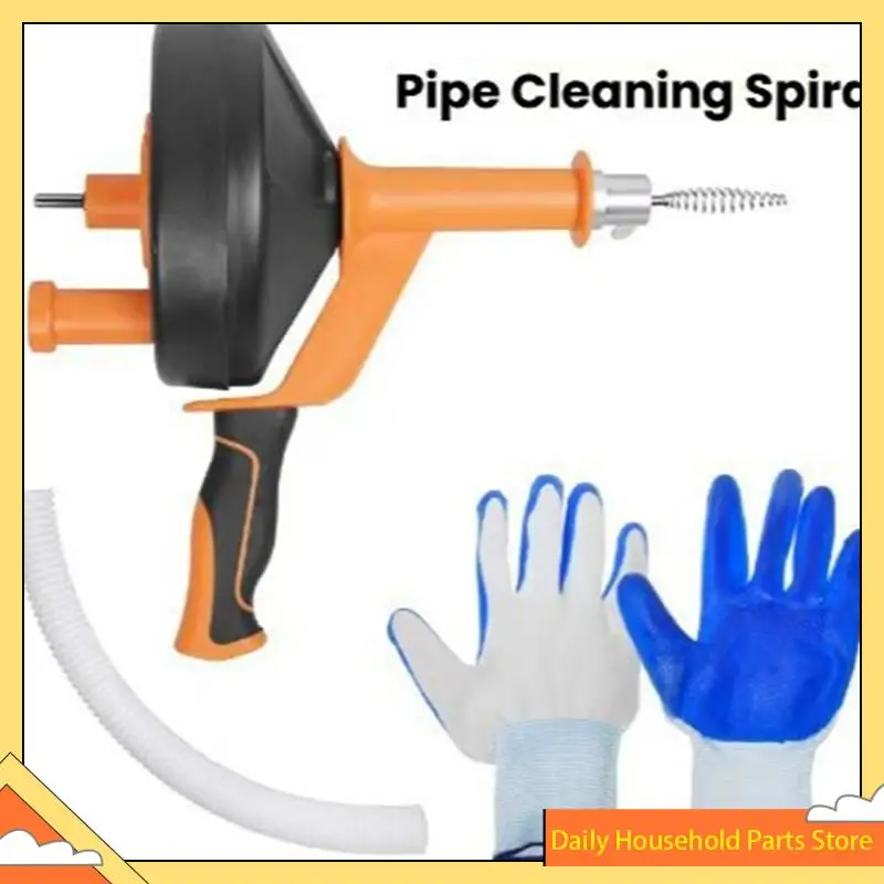 مزيل تسد الصرف مع محول مثقاب الخشب، ثعبان السباكة المرن، دليل أو كهربائي للمطبخ، الحمام الساخن!