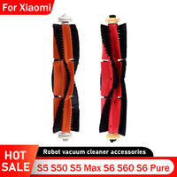 Main Roller Brush For Xiaomi Roborock S5 S50 S5 Max S6 S60 S61 S6 Pure S60 MaxV E20 E25 Vacuum Cleaner Main Brush Accessories