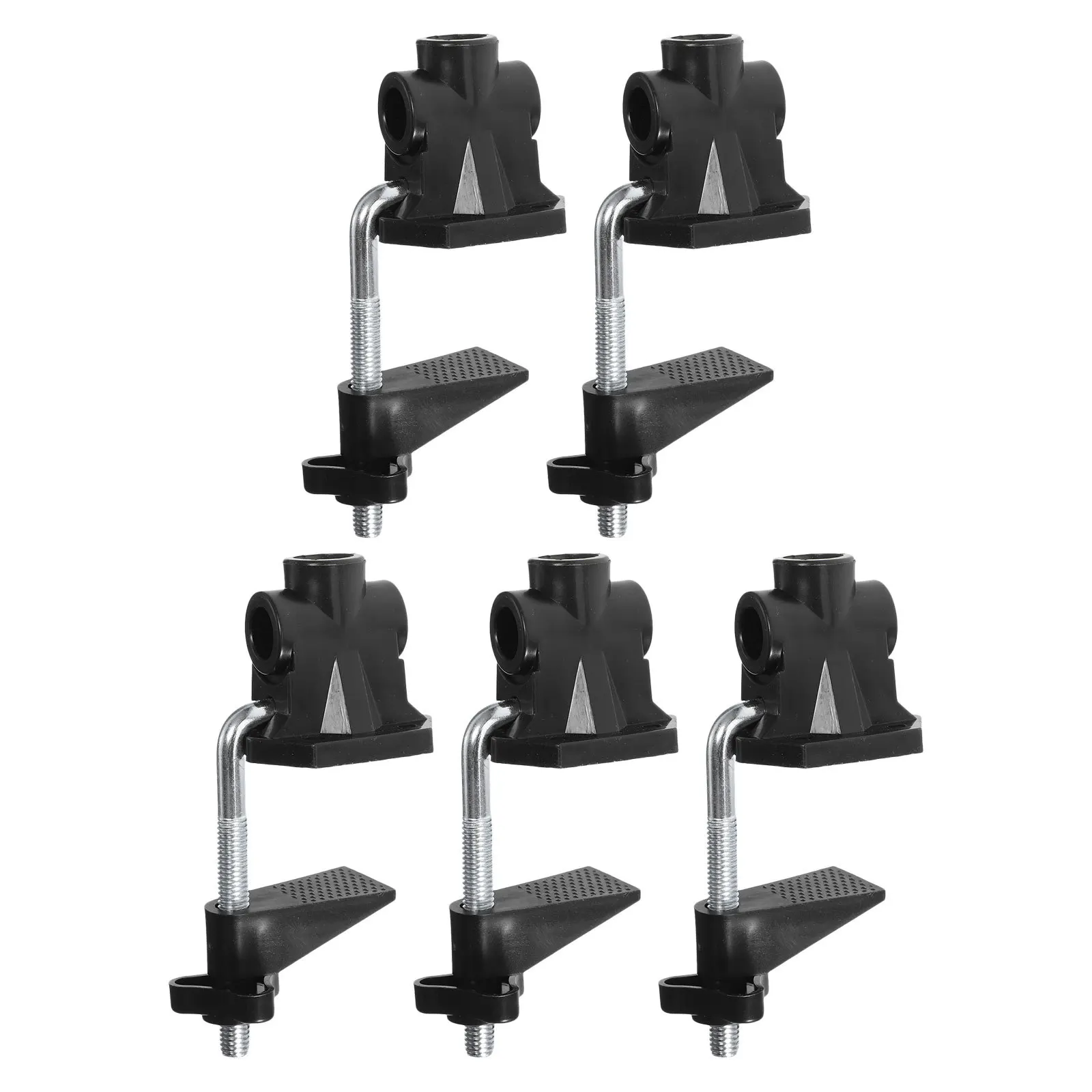 

5Pcs Metal Desk Lamp Clamp Mount Table Bracket Clip Adjustable Swing Arm Holder Stable Fixing for Office Bedroom Desks