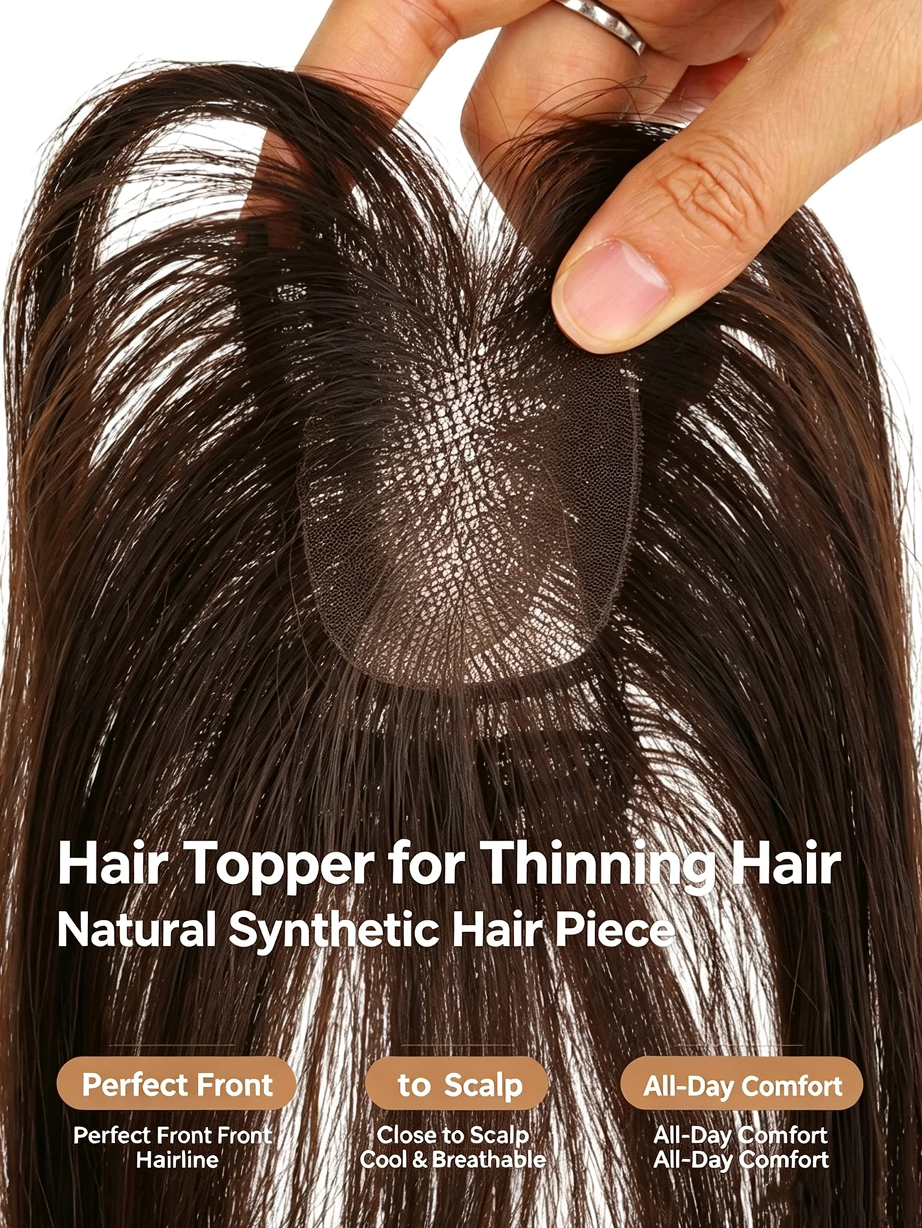Thumbnail 4 - #17 Latest Clip-In Volume Hair Toppers Price Drops