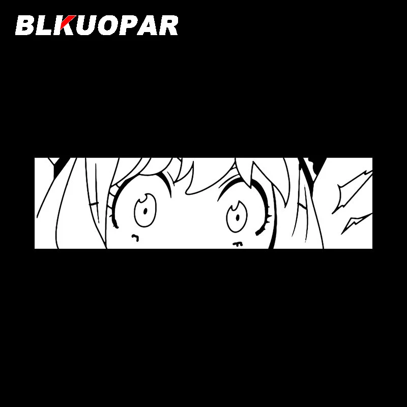 

BLKUOPAR Cute Anya Forger Surprise Car Stickers Car Door Protector Decal Die-cut Creative Sunscreen Vinyl RV Accessories