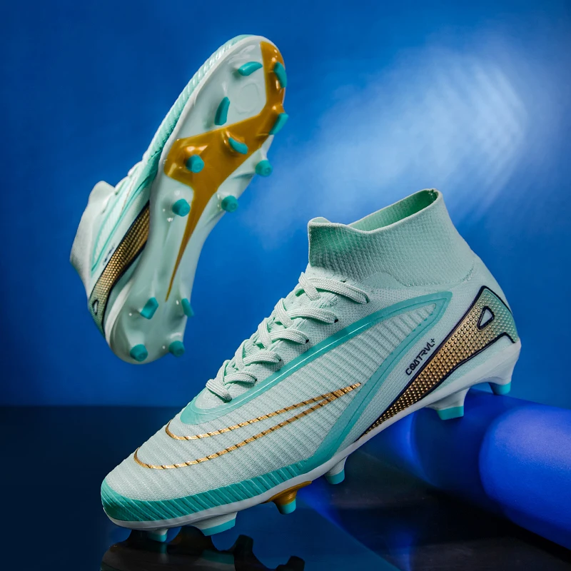 

Новые футбольные бутсы для мужчин и женщин, унисекс, профессиональные, ультралегкие, для игры на траве, высококачественные кроссовки TF/FG.