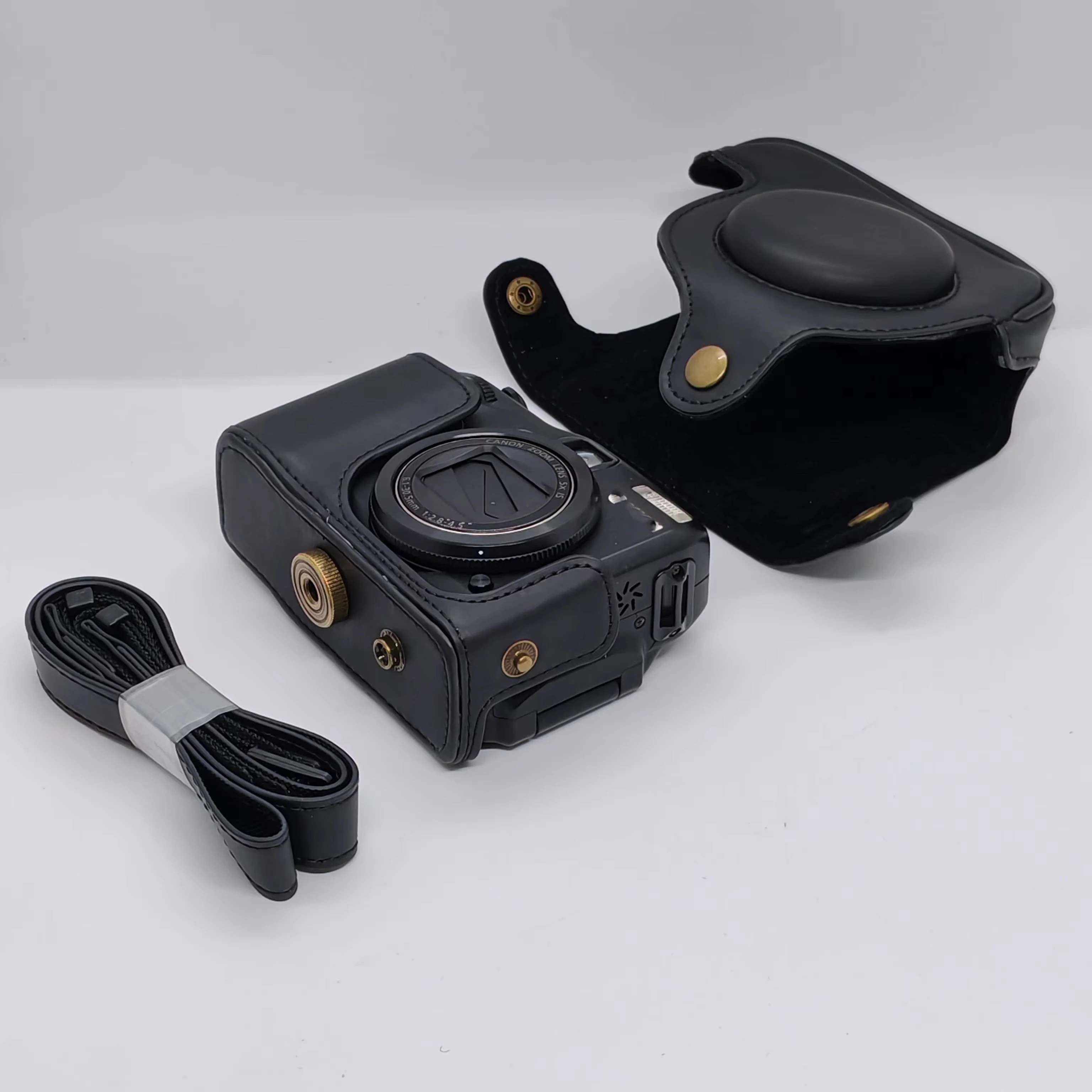 New style Full Body Precise Fit PU Leather Digital Camera Protective case Bag box Cover for Canon G10 G11 G12 cover Bag Skin
