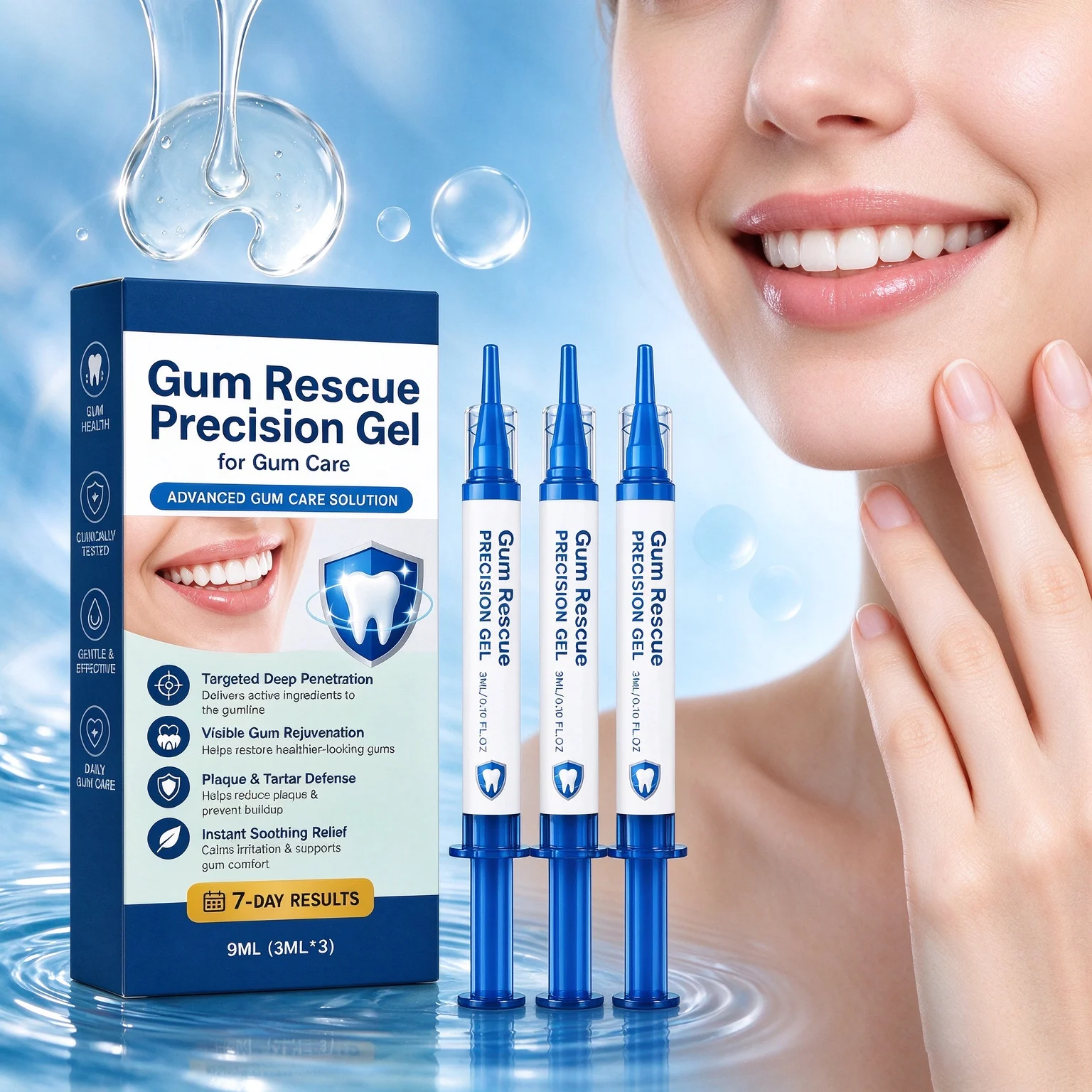 Gum Care Gel Strengthens Gums Reduce Plaque Tartar Accumulation Rejuvenate Appearance Restore Healthy Oral Repair Serum Pen 9ml