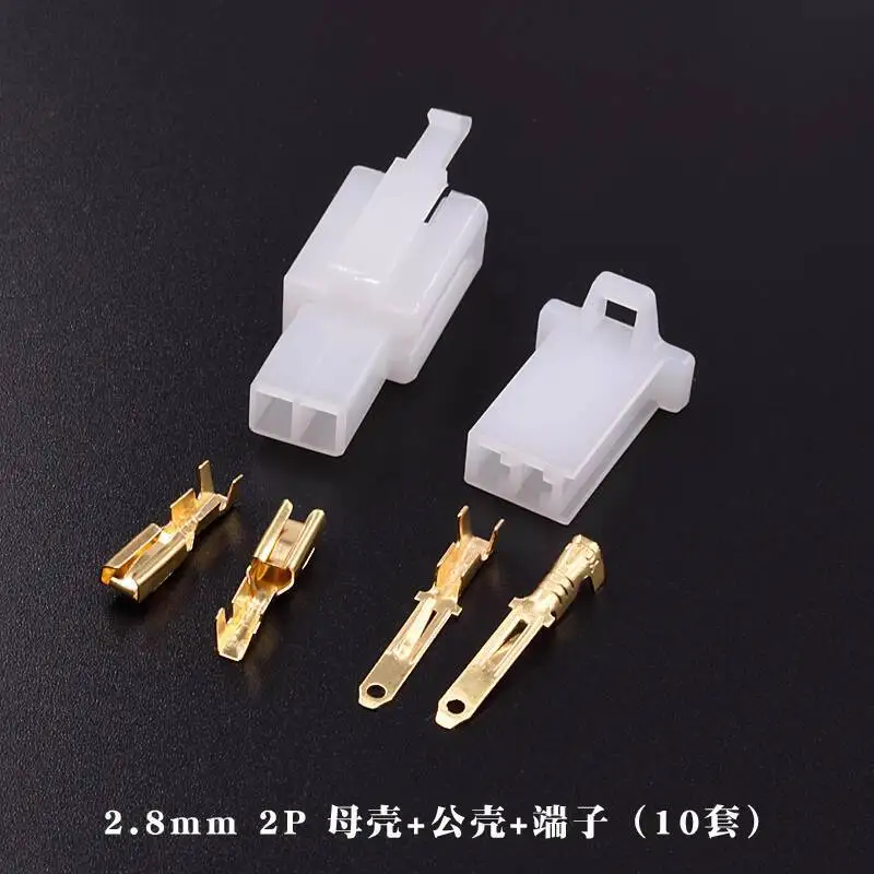 20 Stück 10 Sets 2,8 mm Auto-Elektro-Motorrad-Stecker 2P 3 4 6 9P Kabelbaum-Stecker Männlich Weiblich Buchse – Detail 2