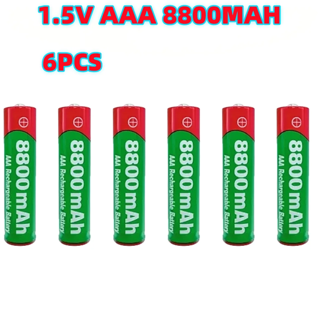 NIEUWE 8800mAh Oplaadbare Batterij AAA Alkaliteit Batterij 1.5 V AAA Batterij voor Klokken Muizen Computers Speelgoed enzovoort