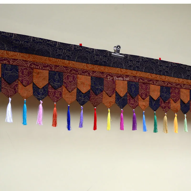 Tibetan-style Curtains/Hotel Exhibition Hall Temples Buddhist Halls Religious Ceremonies Scene Decorations Religious Supplies