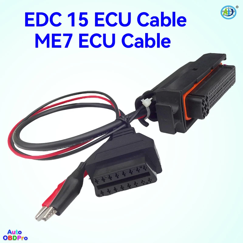 

For Bosch ME7 ECU F+DC EDC15 EDC 15P 15P+ 15V 15VM+ Series Connector For VAG Group Audi 81Pin OBD Diagnostic Cable OBD2 Adapter