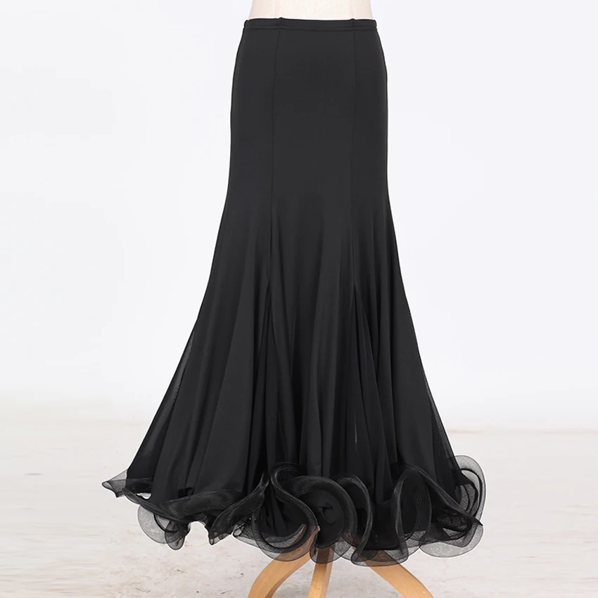 Lady Ballroom Dance Skirt Women's Modern Dancing Practice Skirt National Standard Dance Skirt Women's Ballroom Dance Suit Female
