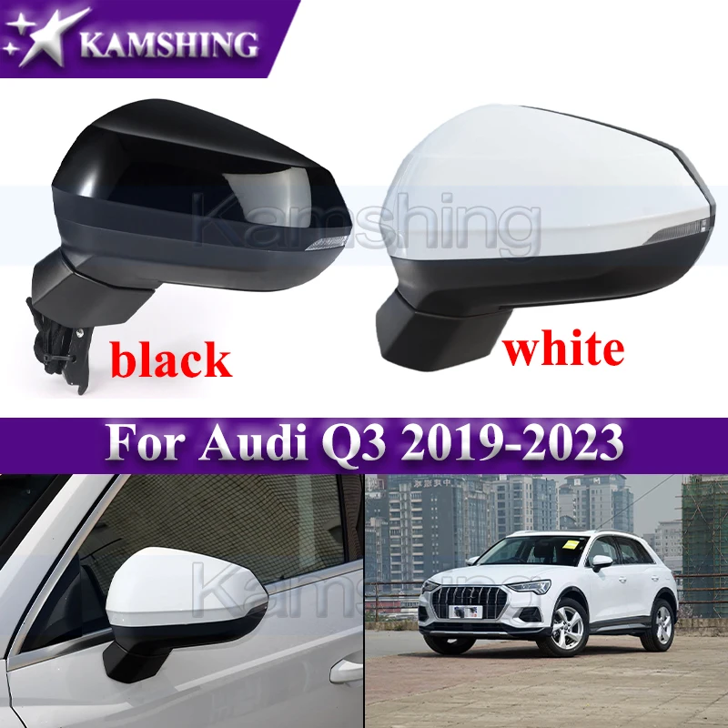 Kamshing 6 wire Car Rearview Mirror Assembly For Audi Q3 2019-2023 Reversing Mirror Rear View Mirror