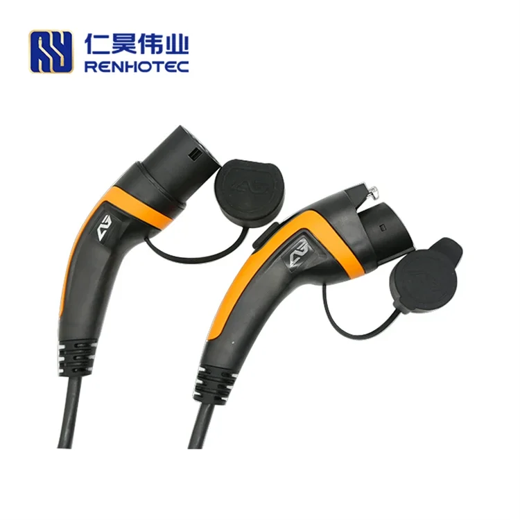 Cavo di ricarica per veicoli elettrici di tipo 2 modalità 3 da 32 A maschio a femmina