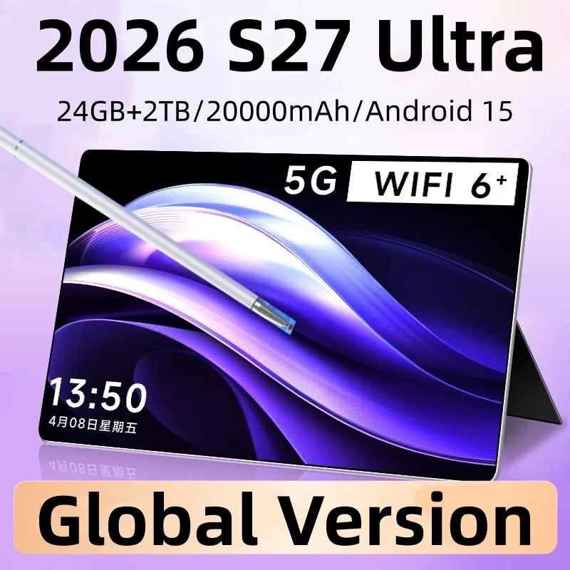 Original Tablet S27 Ultra 12 Inch 22GB RAM 2TB ROM tablet Android 15 Core Pad Tablet PC Phone Dual Wifi tablet android 태블릿