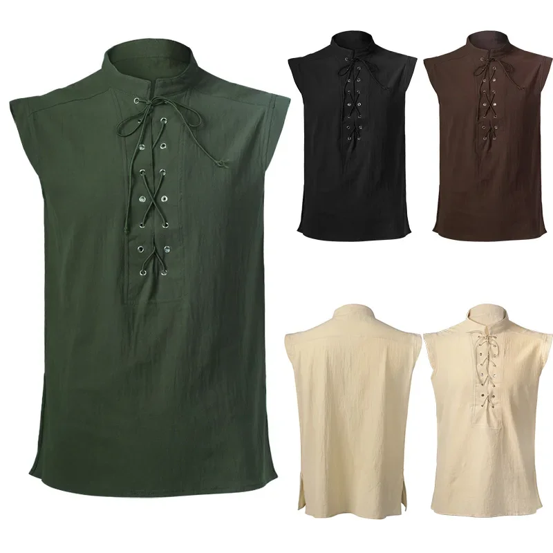 

Menswear Medieval Vintage Gothic Short Waistcoat