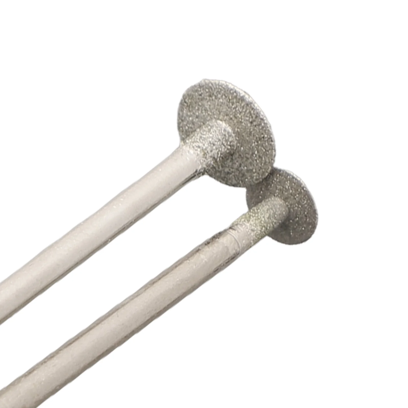 10Pcs Emery Grinding Heads For Rotary Tools, 2.35mm & 3mm Shank, T-Shape Mounted Points For Stone Jade Carving And Engraving, 2-