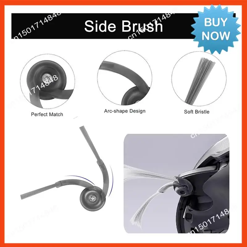 BISM 10 шт. Боковая щетка для пылесоса Roborock QV 35A / QR 598 / QR 798, запасные части, необходимые аксессуары для пылесоса