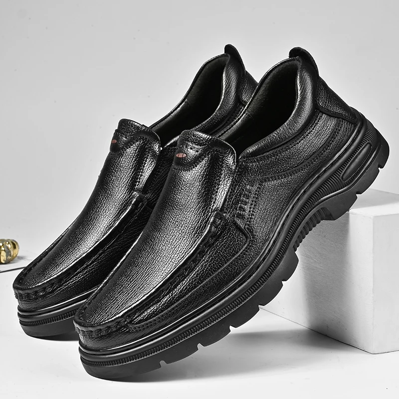 

Leather Men Shoes Outdoor Classics Business Dress Shoes Business Moccasins Slip on Loafers Driving Men Casual Shoes