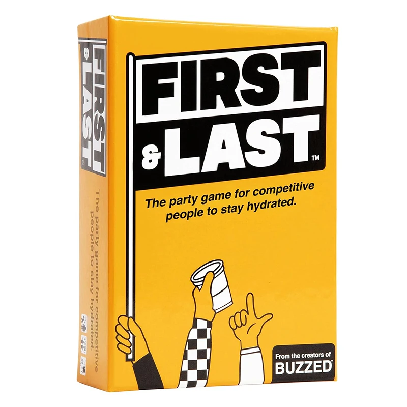 

First & Last Board Game Buzzed Package - Unleash Fun Party Games for Adults and Families