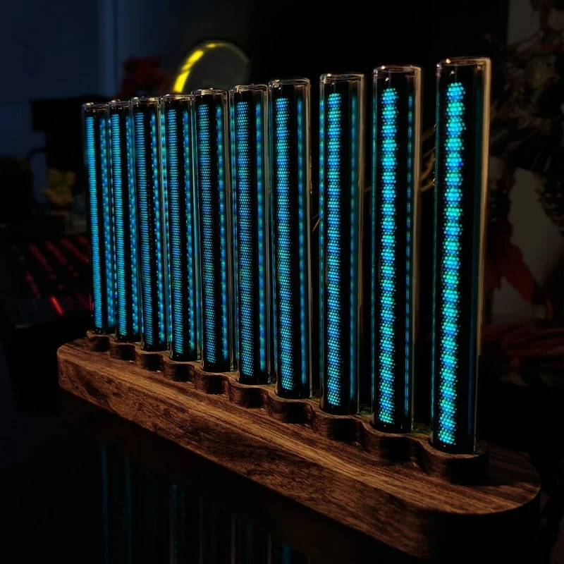 Creative Desktop Luminous Ornament, Simulated Glow Tube, Music Rhythm, Rhythm, E-sports Room Atmosphere Decoration Gift