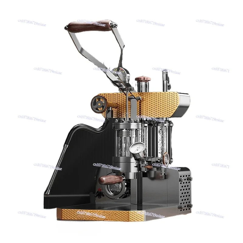 Hand Press Coffee Machine Home Commercial Tie Rod Espresso + Manual Transformer Extraction