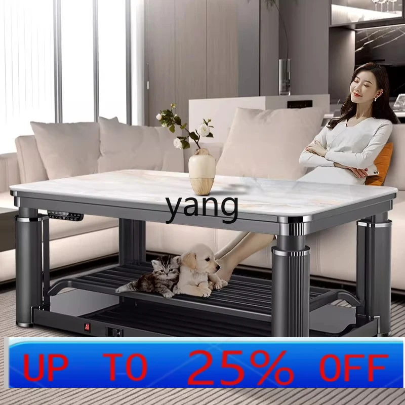 

cYJQ three-lift heating coffee table electric heating table home rectangular electric heater
