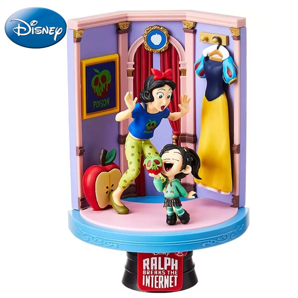 Disney Wreck-It Ralph 2 Vanellope Snow White Action Figures Toys Cartoon Character Funny Figurine Dolls Collection Girls Gifts