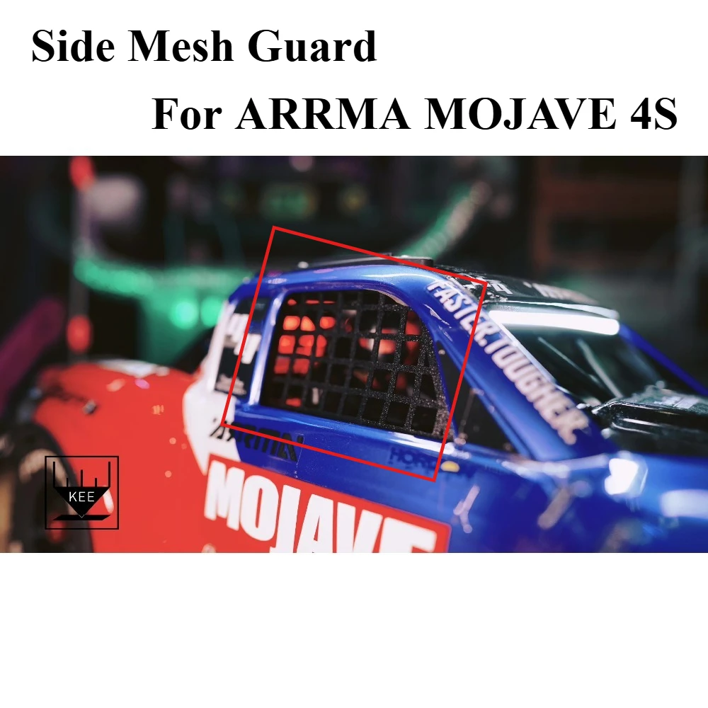 1/8 RC Short Course Side Mesh Guard 3D Printed Custom Upgrade Parts For ARRMA MOJAVE 4S Off-road Car Modified Spare Accessories