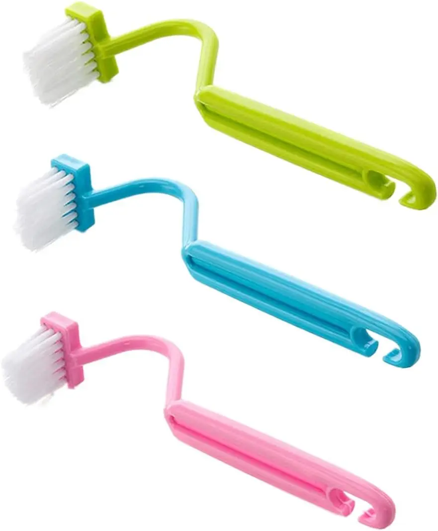 

3 шт. изогнутые щетки для унитаза, чистка ванной комнаты, края, внутренний обод, щели