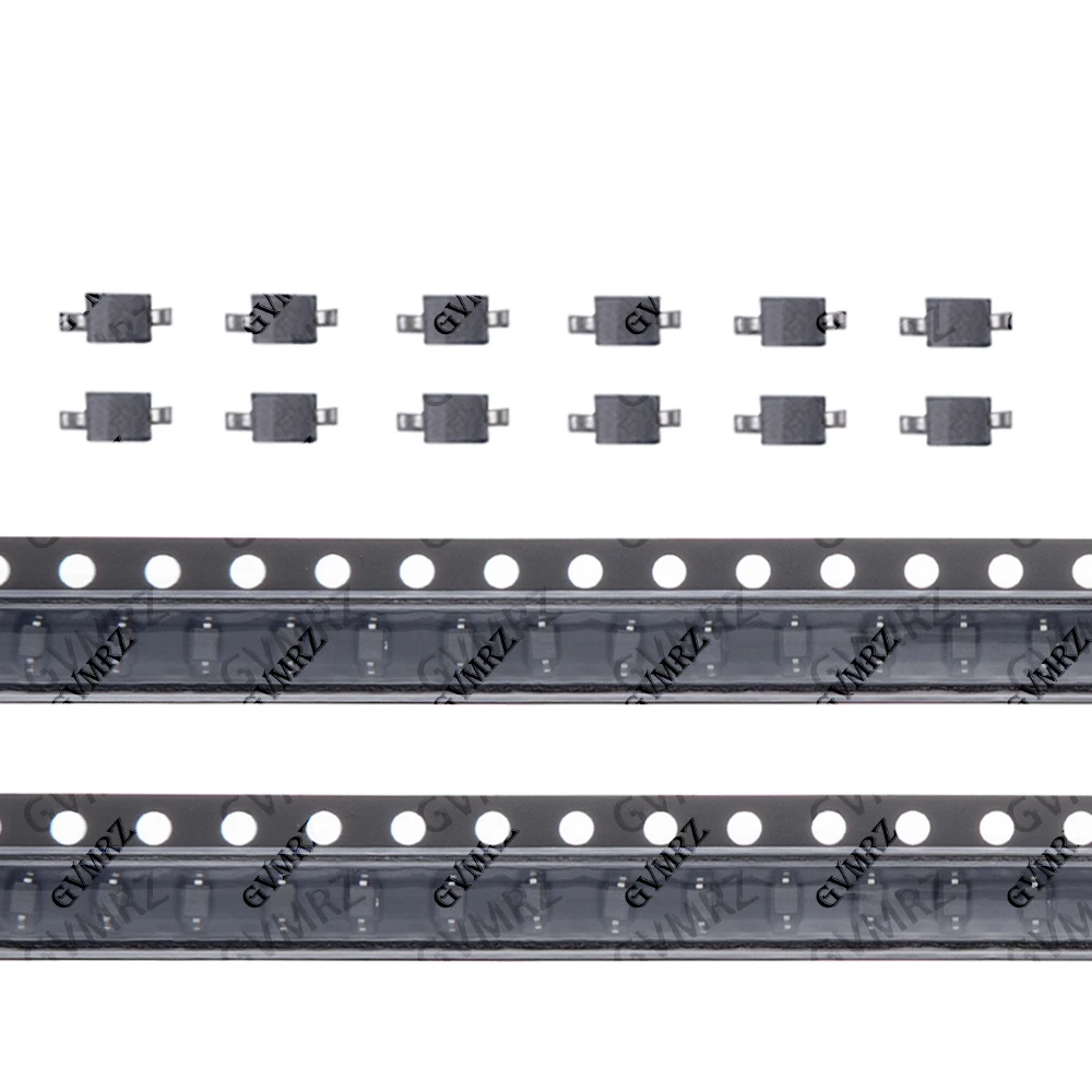 100PCS/3000PCS SMD Diodes Assortment 1N4007, 1N4148W, 1N5819W, MBR0520LT1G, MBR0530W Surface Mount Diodes 1N4148W T4，1N4007 T7