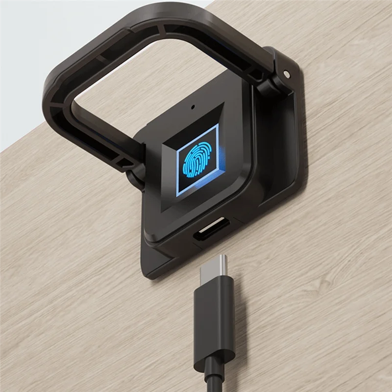

ABUO-Home And Office Furniture Secure Fingerprint Drawer Lock, Electronic Bedside And Locker Cabinet Lock