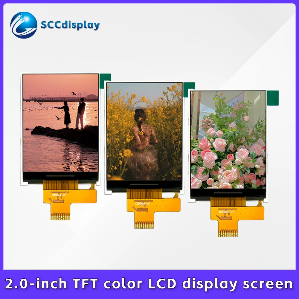Manufacturer supply 2.4 Inch TFT LCD Color Display Module SJXDT24HJ SPI Interface 240x320 Resolution Screen for Embedded Systems