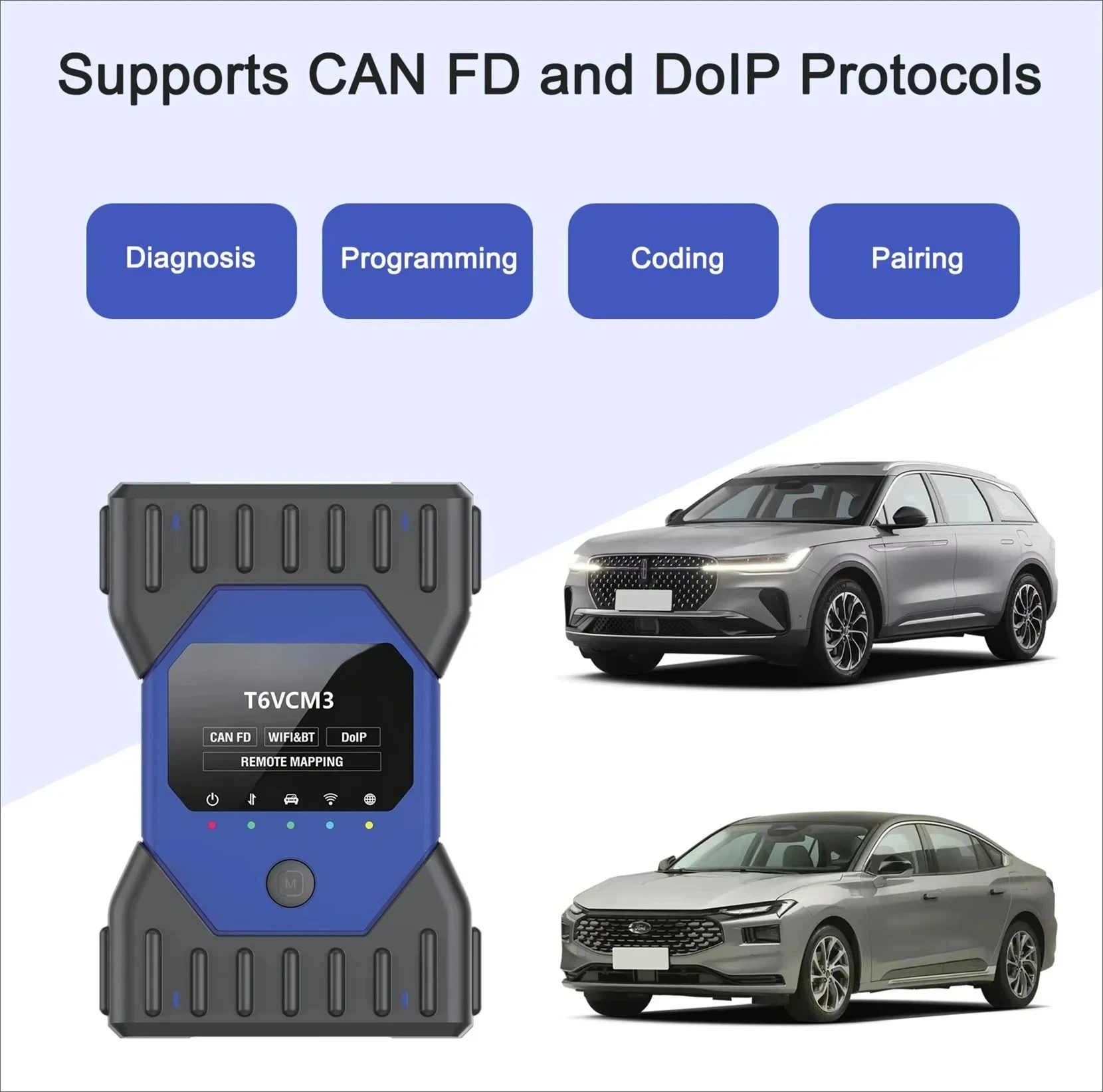 2026 New toolE   TabScan T6VCM3 OE-Level Diagnostic and E-cu Programming Equipment for  Ford Mazda Lincoln Diagnosis