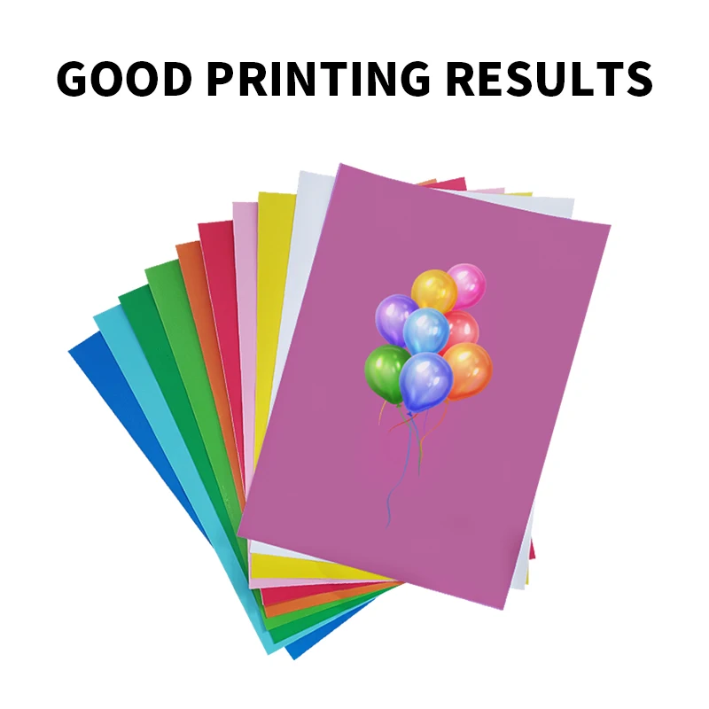 A4 Vinyl Sticker Paper 20 PCS PP Synthetic Adhesive Paper Color Self-adhesive Printing Paper Waterproof Oilproof Tear Resistant