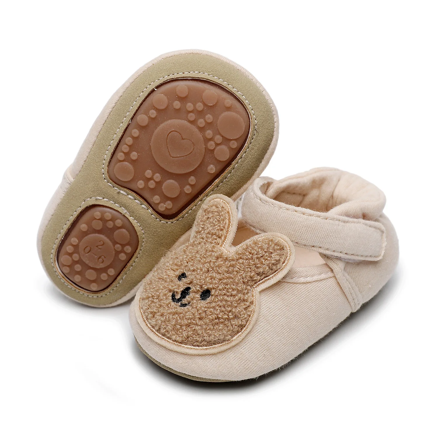 

Newborn Baby Shoes 0-12M Infant Baby Boys Girls Shoes Cute Bunny Bear Fall Spring First Walkers