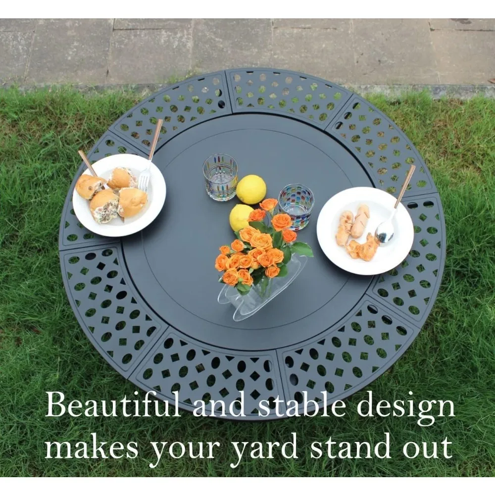 Braciere da 36 pollici con 2 griglie, bracieri a legna per esterno con coperchio, poker e copertura impermeabile rotonda, barbecue e fuoco all'aperto