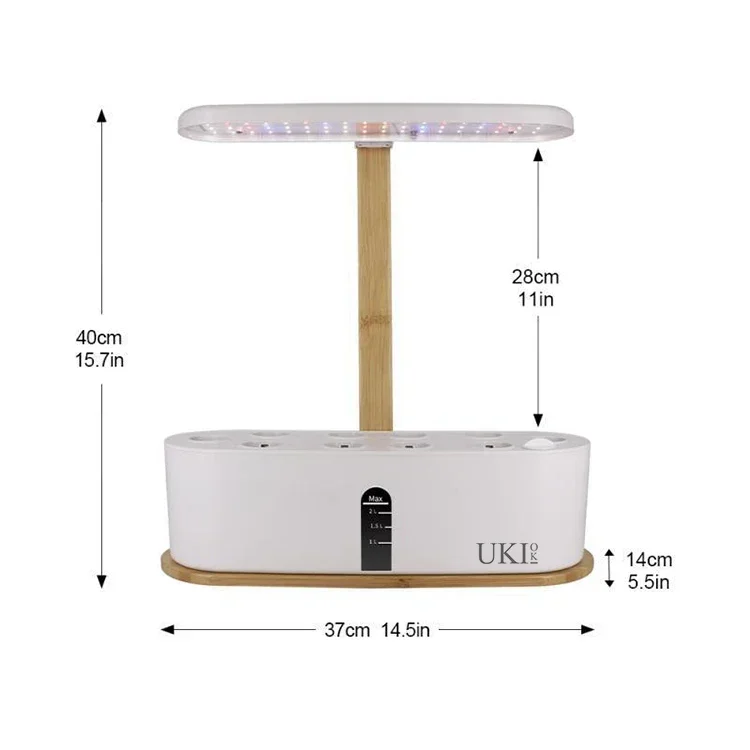 Mini kit de cultivo interno para jardim, sistemas hidropônicos para casa inteligente, jardim de ervas inteligente