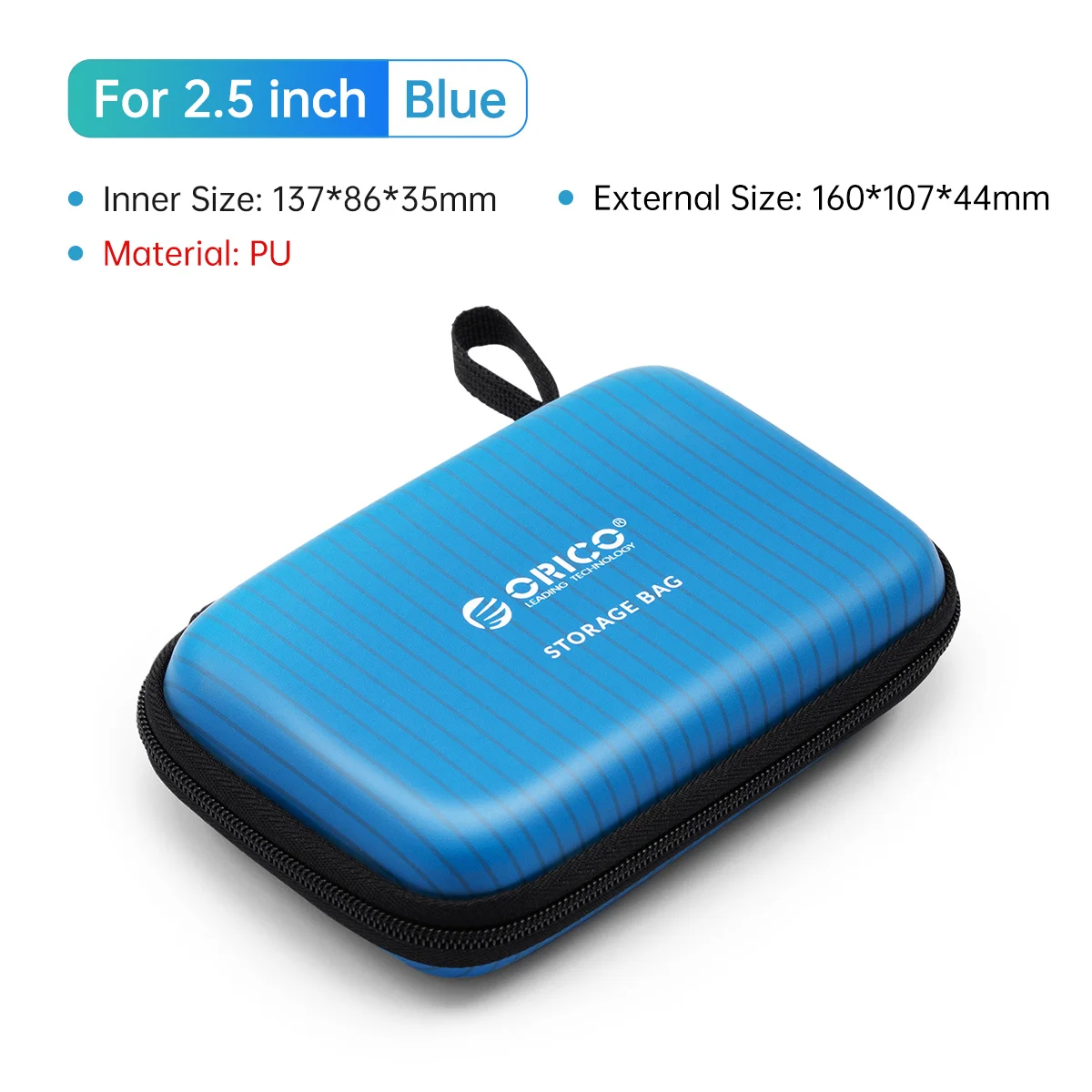 ORICO M2 SSD Enclosure NVMe NGFF Case Bag 2.5 Inch HDD Box Bag