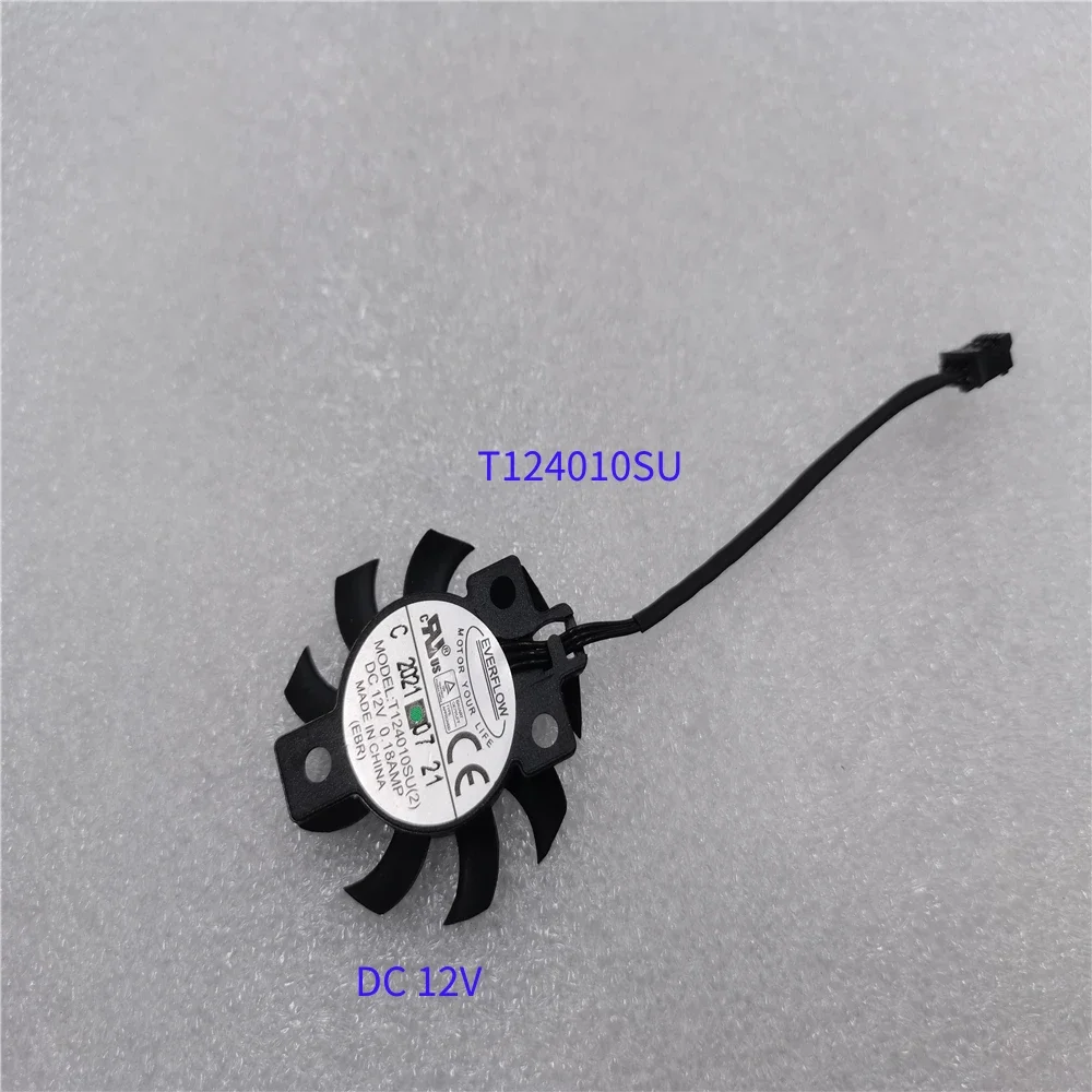 Oryginalny WENTYLATOR DO EVERFLOW T 124010 SL(2) Cichy wentylator chłodzący płyty głównej Asrock Taiji x570