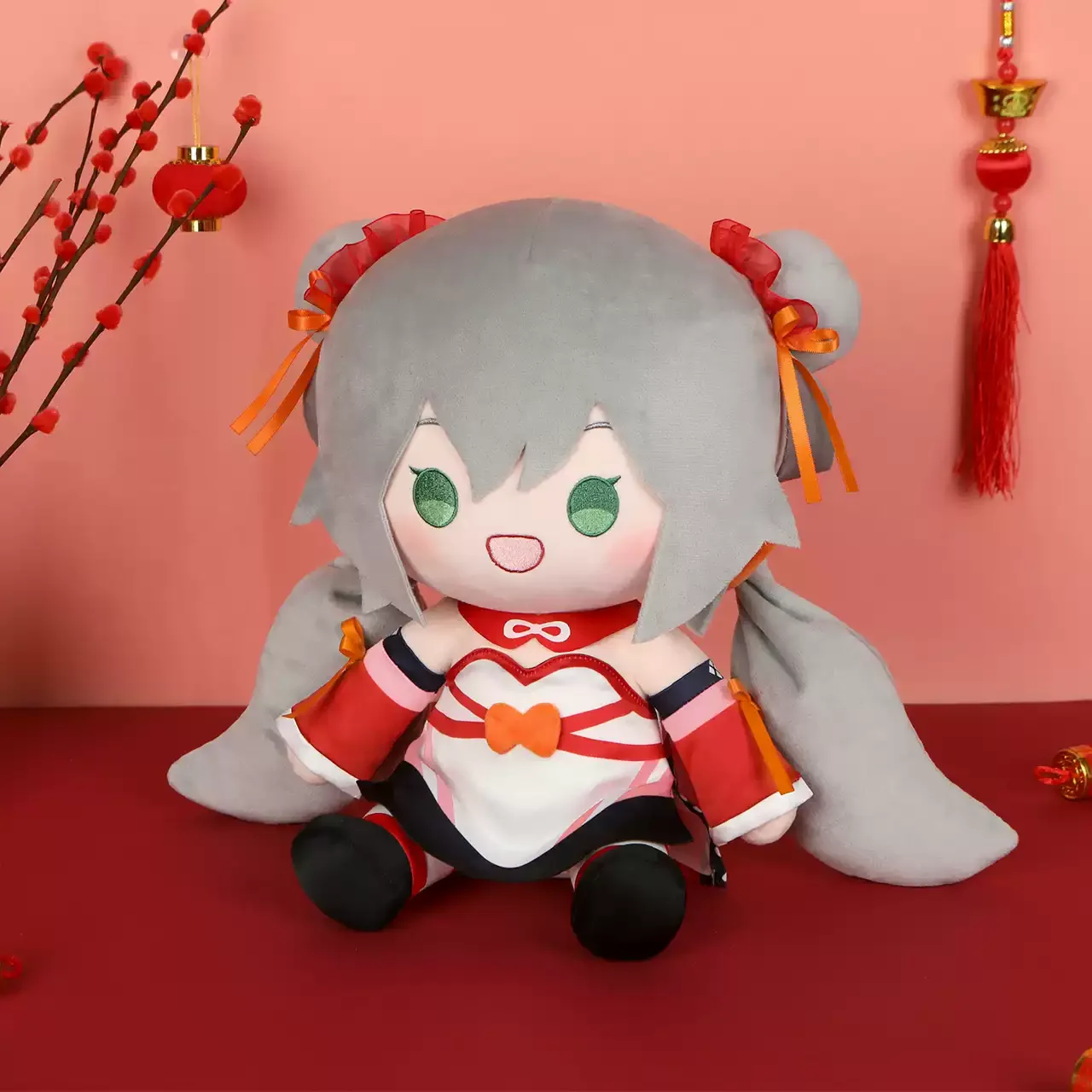 

Подлинная игрушка Luo Tianyi, груша, снег, периферийная модель, куклы, аниме-фигурка, мягкая игрушка-подушка, плюшевая игрушка, мягкая игрушка