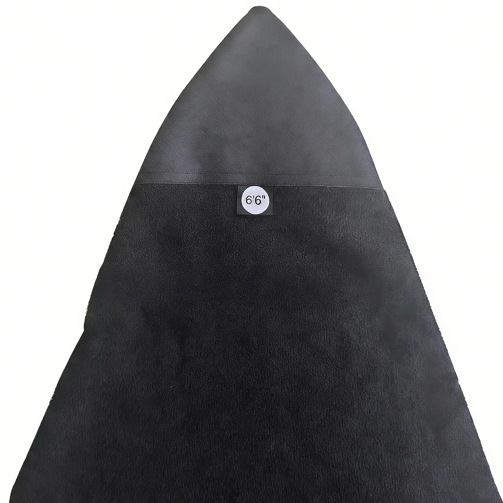 surf-board-sock-cover-black-pointed-tip-lightweight-storage-bag-for-66ft-board-protection-surfing-gear