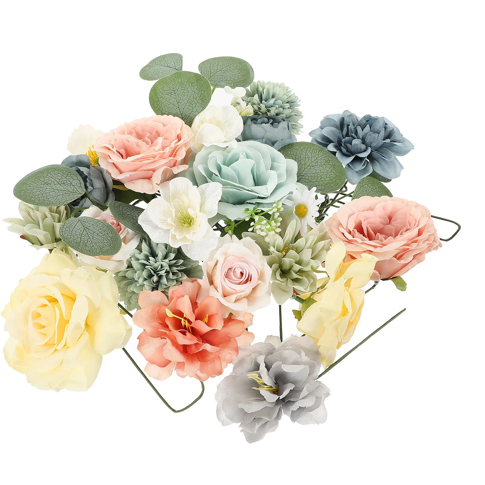 

1 Box Artificial Flower Faux Flower Silk Flowers Stems Realistic Decorative Wedding Bridal Shower Photography Background