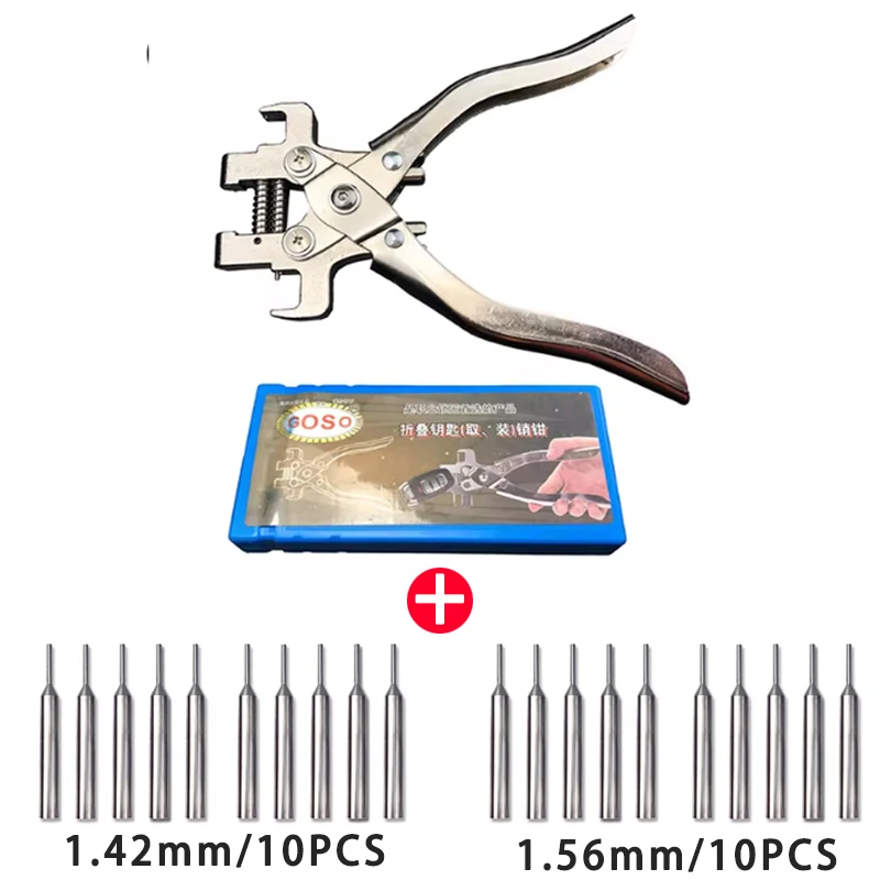 Klappschlüssel Split Pin Klappschlüssel Demontage Schlosserwerkzeug Goso Demontage Pin Flip Key Vice Remover Flip Key Fixing Tool
