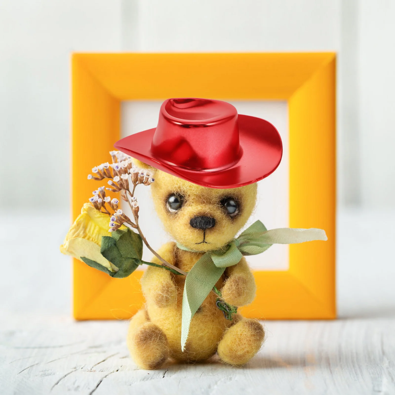 10 stuks miniatuur hoed decoratie voor stijlvolle kleine hoeden herbruikbare ambachtelijke benodigdheden fotografie rekwisieten unieke ornamenten