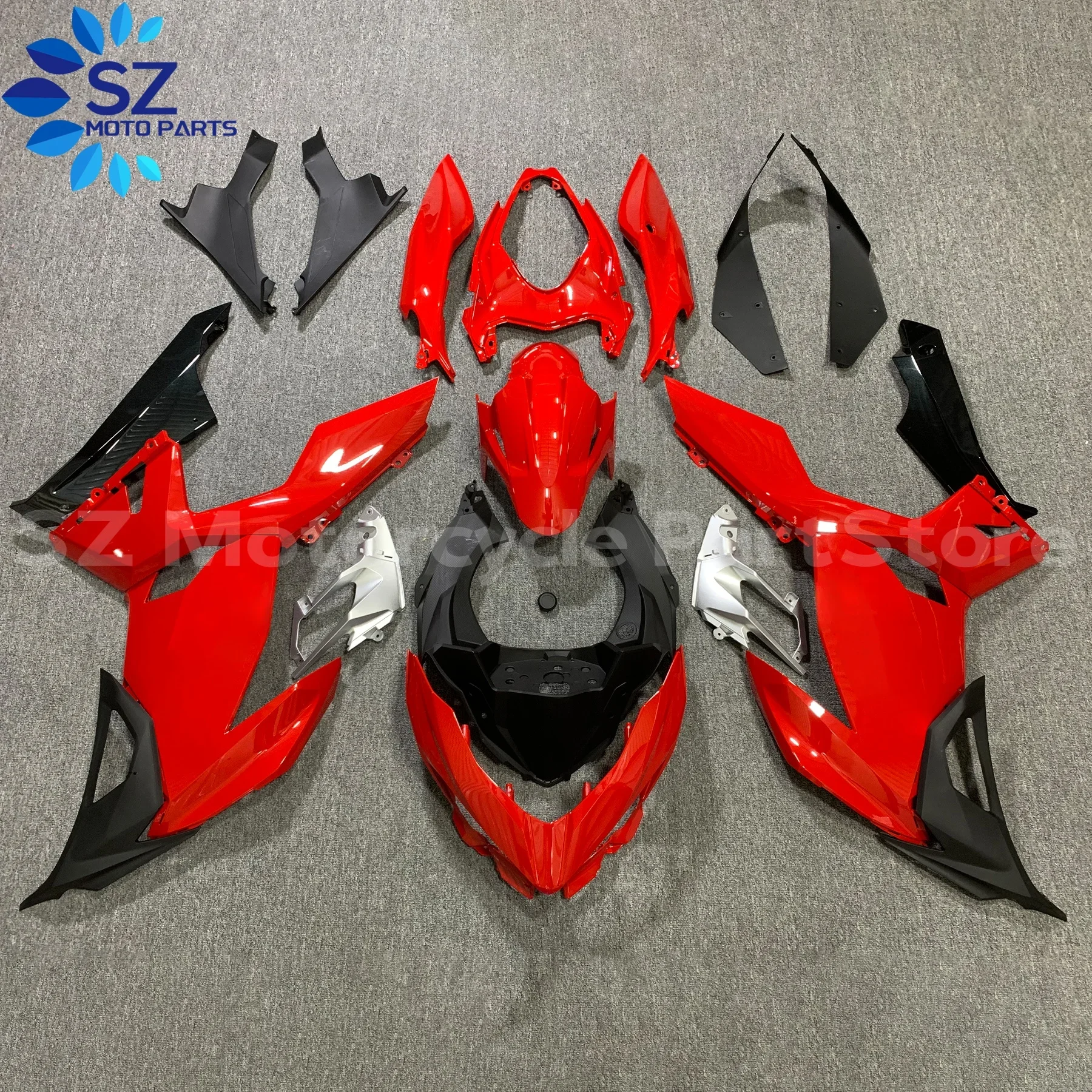 

For Kawasaki Ninja 400 EX400 2018 2019 2020 2021 2022 front fairing headlight fairing front upper nasal Hood 18 19 20 21 22