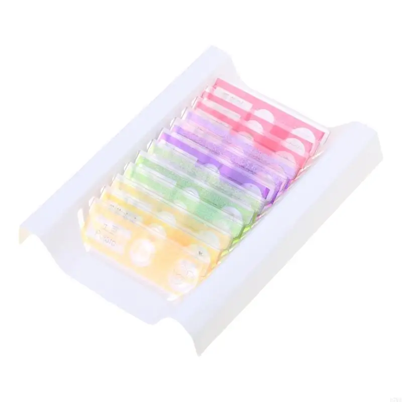 스테레오 현미경 용 37ME 12pcs 어린이 플라스틱 준비 현미경 동물의 슬라이드 곤충 식물 꽃 샘플 표본