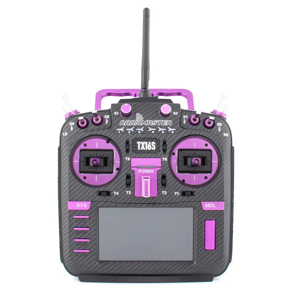 

Radiomaster TX16S Mark II Max Remote Controller Transmitters Joshua Bardwell Edition / ELRS / M2 V4.0 Hall Gimbal for FPV Drone