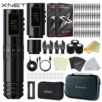 XNET Void-máquina de tatuaje inalámbrica profesional, Kit de pluma con carrera ajustable, pantalla OLED de 2,4-4,2, suministros de tatuaje para artistas de tatuajes