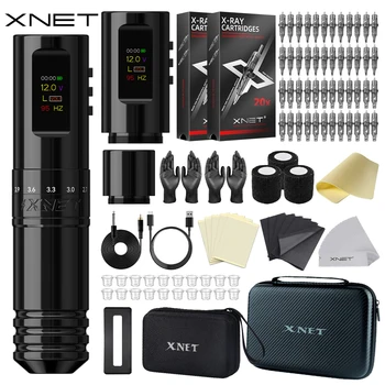 Xnet Void Professionele Draadloze Tattoo Machine Pen Kit Verstelbare Slag 2.4-4.2 Oled Display Tattoo Benodigdheden Voor Tattoo Artiesten