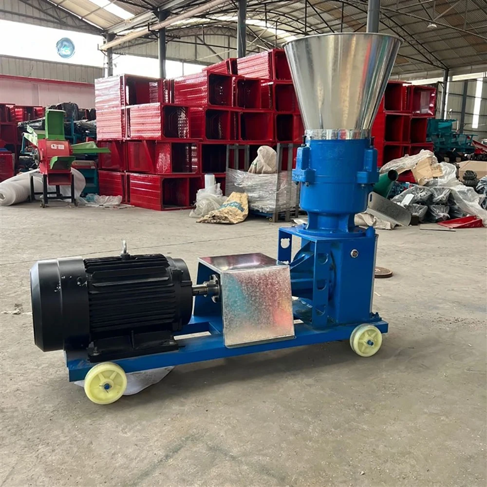 Electric Pellet Machine 220V/380V Wood Pellet Mill,Biomass Pellet Press- Multi-Function Feed Granulator for Cattle/Chicken/Fish