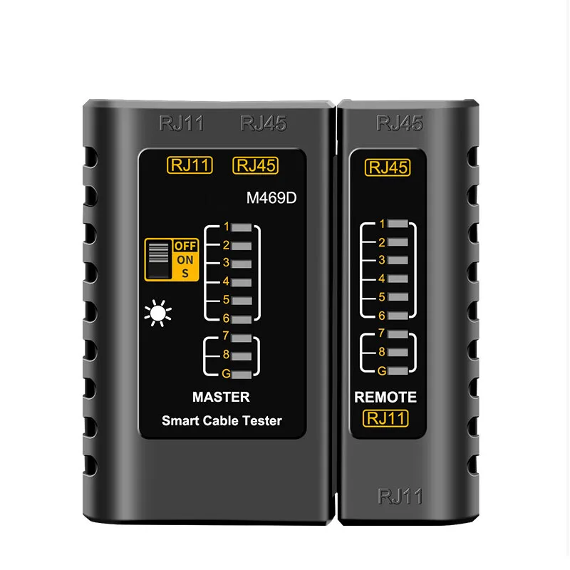 M469D Cable lan Tester Network Cable Tester RJ45 RJ11 LAN Cable Tester Network Repair Tools