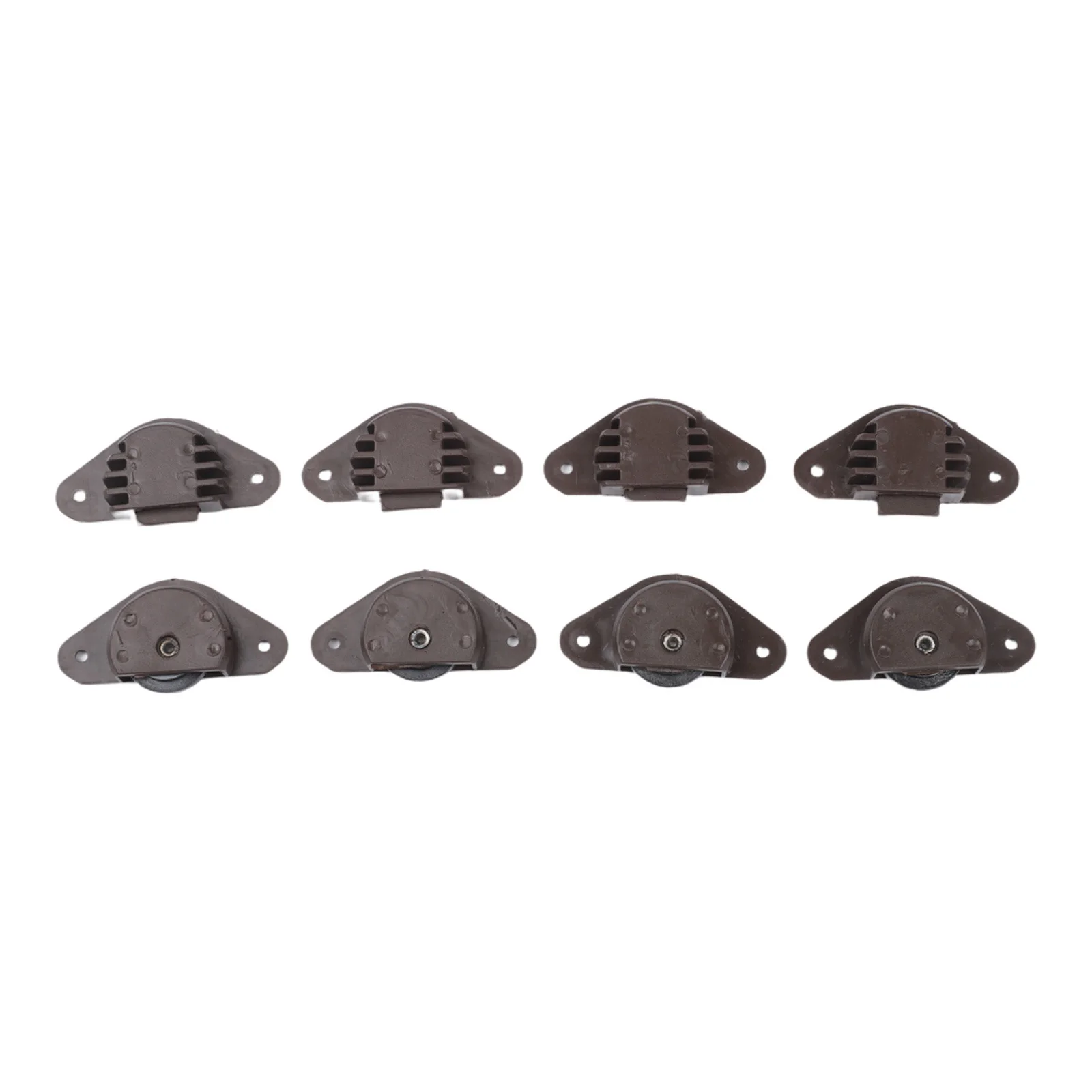 48PCS Cabinet Sliding Door Pulley Wheels Set with Bevel Push Pull Design for Smooth and Quiet Sliding Wardrobe Doors